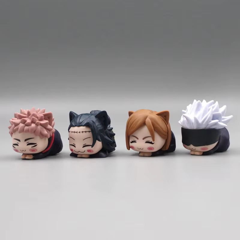 Bandai Jujutsu Kaisen Anime Figuren Set mit Yuji Itadori, Satoru Gojo und Nobara Kugisaki aus Kunststoff, mehrfarbig - Bild 2