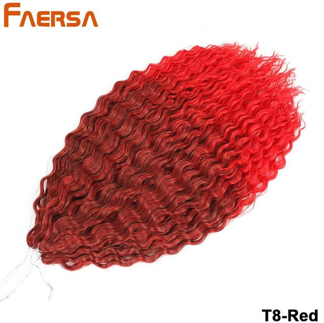 Faersa Hair Ariel Curl Haarverlängerung, Synthetisch, Ombre Blonde, 22 Inch - Bild 1
