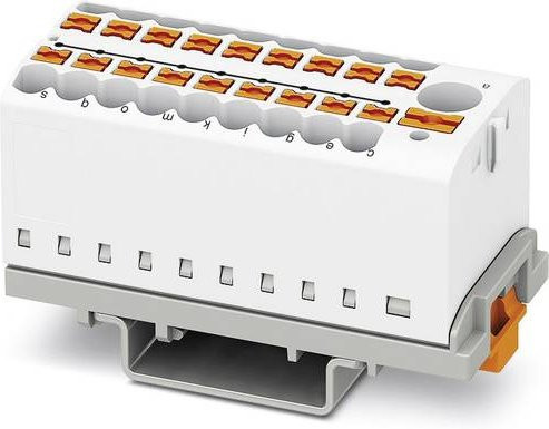 Phoenix Contact Verteilerblock 3273122 Zugfeder Weiß 8 Stück - Bild 1