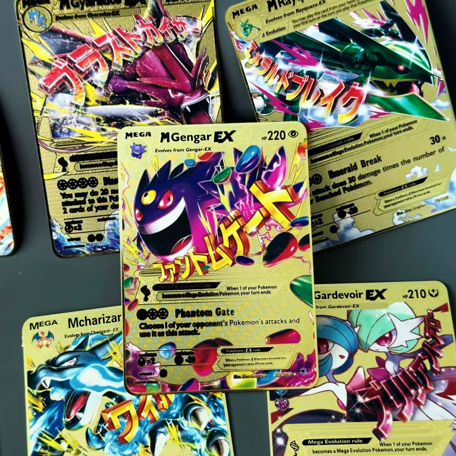 TAKARA TOMY Pokémon Metall-Sammelkarten, Bunt / Mehrfarbig - Bild 5