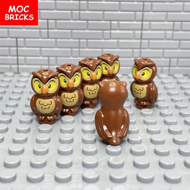 Yiran toy Eule Vogel Tiere ZOO Baustein 6-teiliges Set - Bild 1