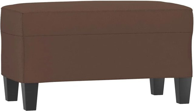 vidaXL Sitzbank aus Kunstleder in Braun, B/T/H: 70 x 35 x 41 cm - Bild 1