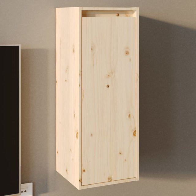 vidaXL Wandschrank aus Massivholz Kiefer in Braun, B/T/H: 30 x 30 x 80 cm - Bild 2