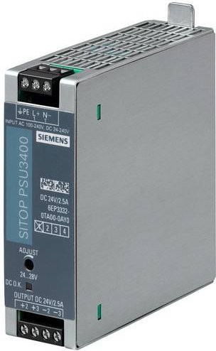 Siemens Hutschienen-Netzteil 6EP33320TA000AY0 in Grau - Bild 1