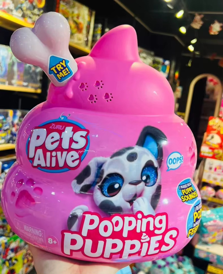 ZURU Pets Alive Pooping Puppies Blind Box, Plüsch-Hundepuppe, Soundspielzeug - Bild 2