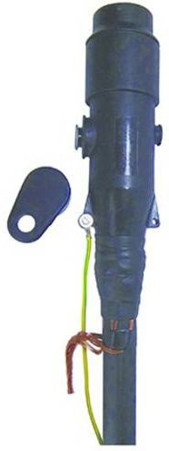 CellPack 295283 Kabelsteckverbinder gerade in Schwarz - Bild 1