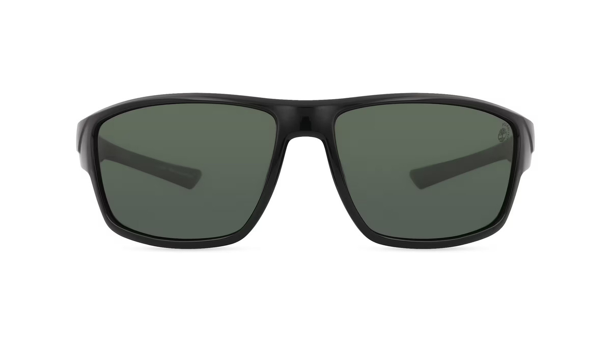 Timberland TB00003 Sonnenbrille, Vollrand, Eckig, Kunststoff, Herren, schwarz, grün - Bild 1