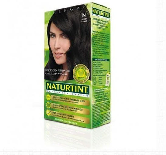 Naturtint Haarfarbe 1N Black, 150 ml, ohne Ammoniak - Bild 1