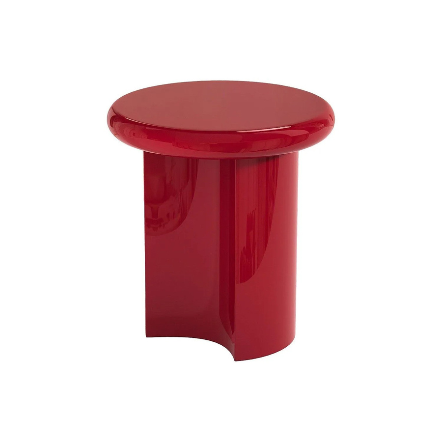Vente-unique Beistelltisch Sobina Design in Rot, quadratisch, B/T/H: 50 x 50 x 46 cm - Bild 2