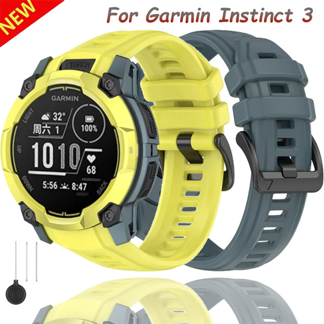 Garmin Uhrenarmband Silikon, Schwarz, Unisex - Bild 1