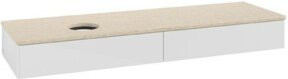 V&B Waschtischunterschrank Antao ohne Frontstruktur in Weiß, B/T: 160 x 50 cm - Bild 1