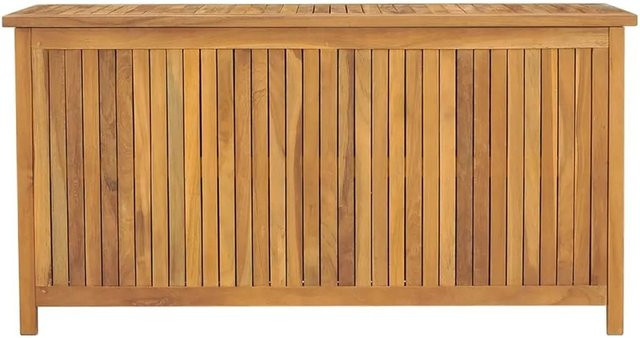 vidaXL Gartenbox aus Teakholz in Braun, B/T/H: 114 x 50 x 58 cm - Bild 1