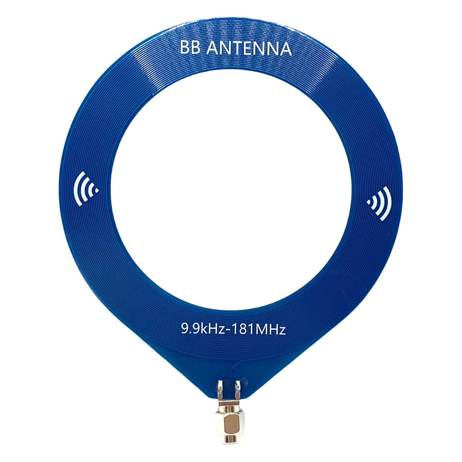 ALLOYSEED Donut-WB-Antenne mit Konverter für MW/SW, 10 kHz-180 MHz, Schwarz - Bild 2