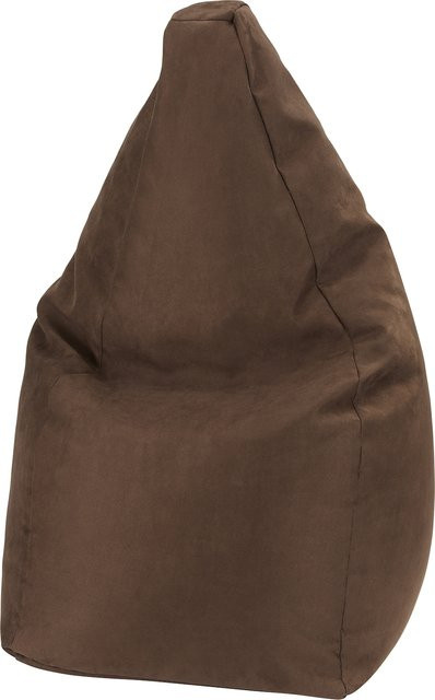 Linker Licardo Sitzsack Noble Soft in Braun mit Höhe: 90 cm - Bild 1