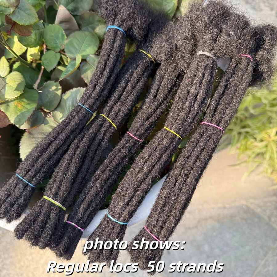 Nabi Man Locs Echthaar-Dreadlock-Extensions für Herren, 6-20 Zoll - Bild 5