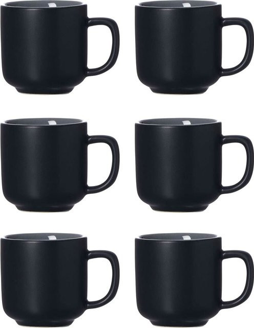 Ritzenhoff & Breker Espressotassen Jasper, 6er Set, Schwarz, 100 ml pro Tasse - Bild 1