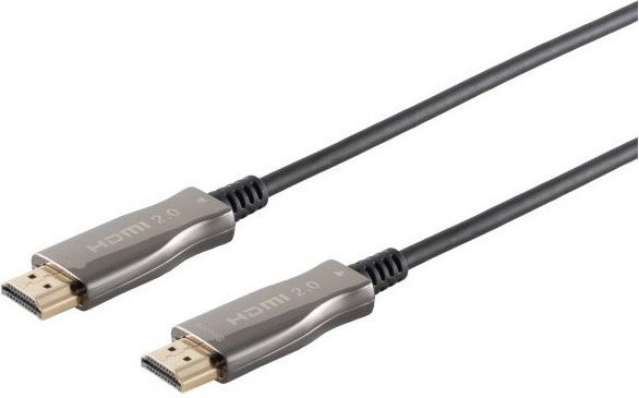 Hapena HDMI-Hybridkabel Schwarz 30 m - Bild 1
