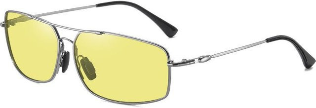 Binchi Outdoor Equipment Sonnenbrille, Vollrand, Square, Metall, beige, polarisiert, Unisex - Bild 1