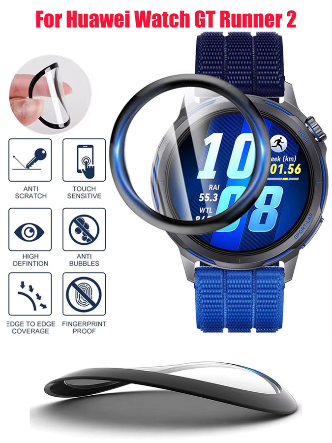 Huawei Smartwatch-Schutzfolien, transparent, Unisex - Bild 5