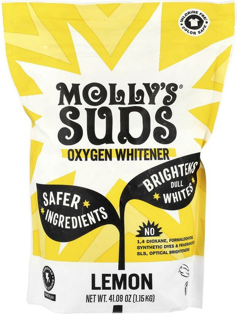 Molly'S Suds Sauerstoffbleiche mit Zitronengeschmack, Gelb, 1,15 kg - Bild 1