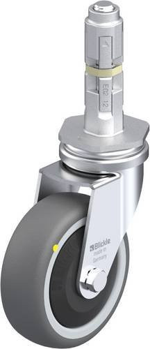 Blickle Lenkrolle LRA-PATH 75KF-ELS-E02 in Grau mit 75 mm Rad-Durchmesser und 65 kg Tragfähigkeit - Bild 1