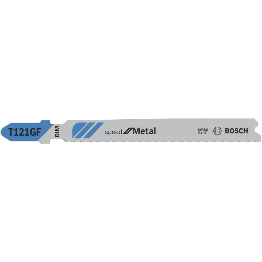 Bosch Stichsägeblätter T 121 GF Bimetal für Metall, 3 Stück, Silber - Bild 2