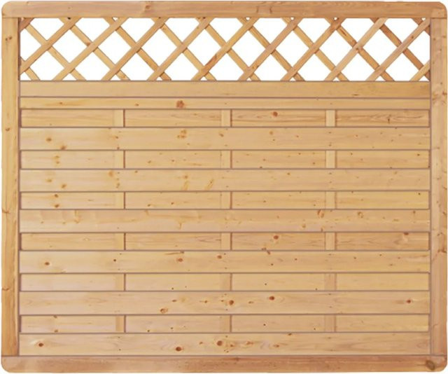 T & J Sichtschutzzaun Avantgarde-Serie Ranki aus kesseldruckimprägniertem Fichten- und Kiefernholz in Grün, Höhe: 180 cm, Breite: 150 cm - Bild 1