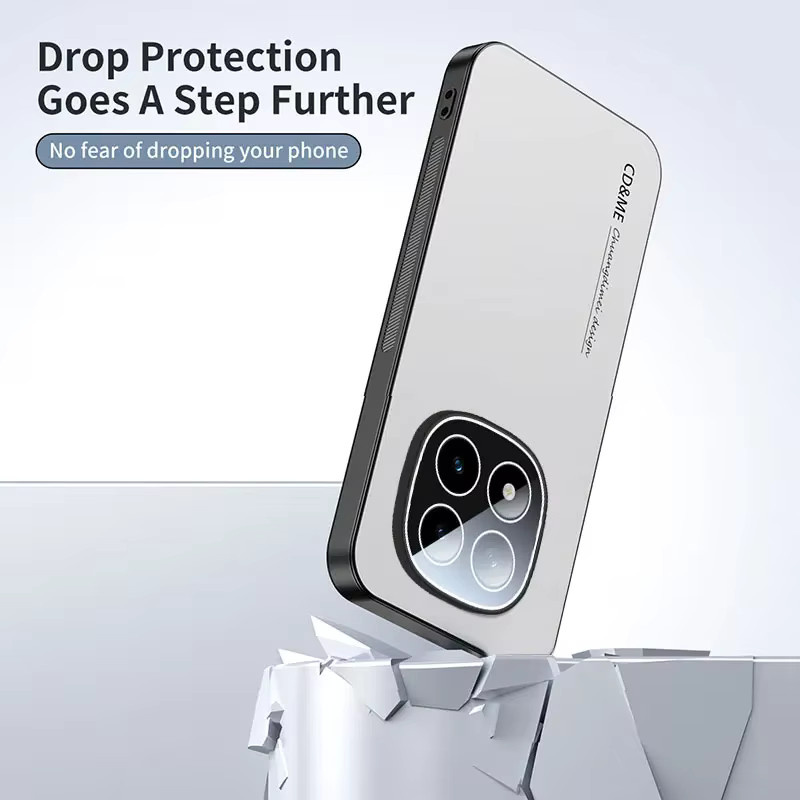 Matt Rotierender Ständer PC Frosted Case für Xiaomi Redmi Note 15 Pro+ und 14 Pro mit All-Inclusive-Objektivschutz in Weiß - Bild 3