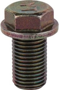 KS Tools Ölablassschraube in Silber, Außensechskant 17 mm, M14x1,5x23 mm, 25er-Pack - Bild 1