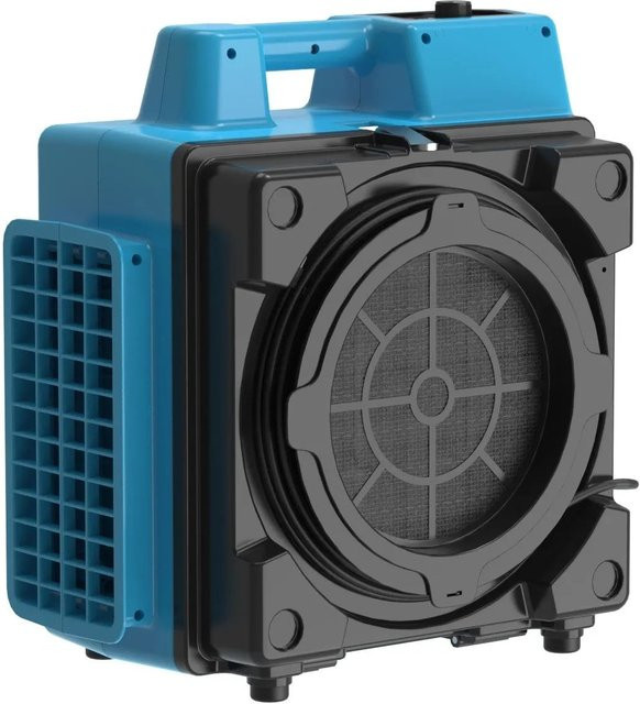 Xpower X-2580 Mini-Luftwäscher mit 550CFM, 5-Gang und 4-stufiger HEPA-Filtration in Blau/Multicolor - Bild 1