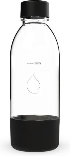 Dafi Saturator Flasche PushAir Schwarz Transparent 0,5 l - Bild 1