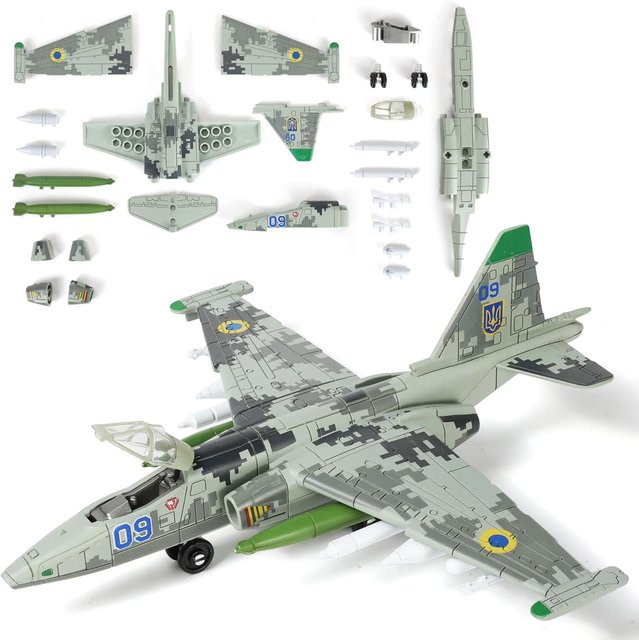 ZOCO SU-25 Frogfoot, Kunststoffmodellflugzeug, Maßstab 1:72 - Bild 1