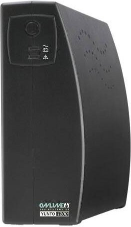 Online USV Y1200 Unterbrechungsfreie Stromversorgung 1200 VA in Schwarz - Bild 1