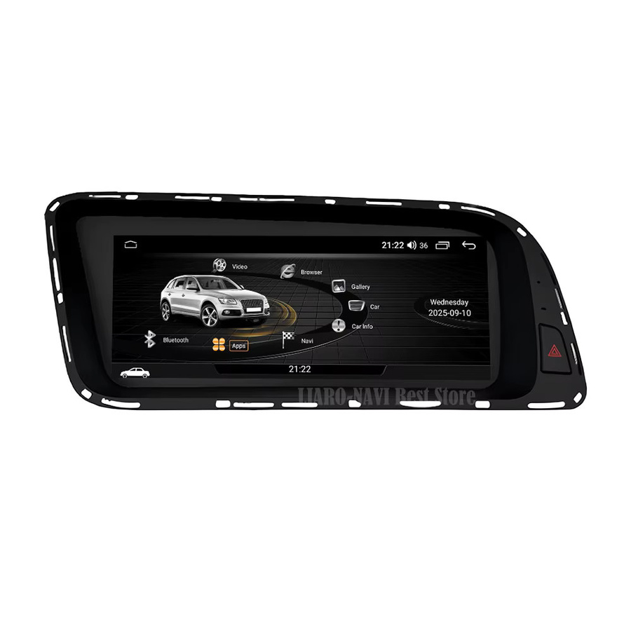 LIARO-NAVI Android 16 Autoradio für Audi Q5 2008–2017 mit 8,8 Zoll HD-Bildschirm, Bluetooth, WiFi, 4G, Carplay und DSP Stereo in Schwarz - Bild 5