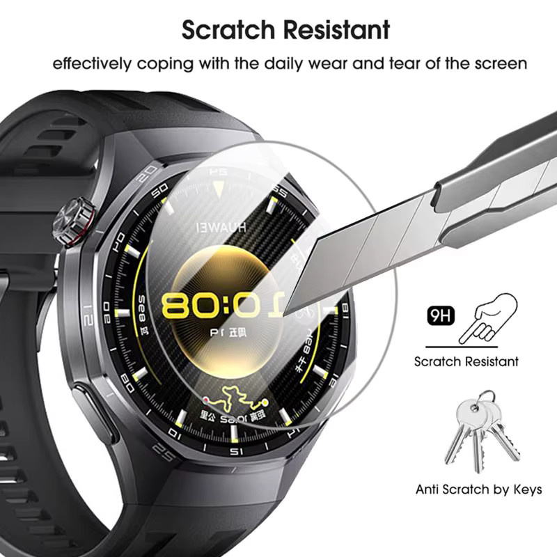 Displayschutz Glas, Huawei Watch GT 6, GT6 Pro, GT5, GT5 Pro - Bild 3