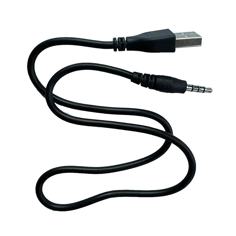 EJEAS USB-Ladekabel für Vnetphone V6 und V4 Bluetooth-Gegensprechanlagen, Schwarz, mit 3,5 mm Klinke und USB-C Anschluss - Bild 3