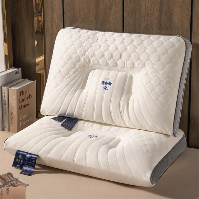 Yiran Furniture Nackenschutzkissen aus Latex in Weiß, B/H: 74 x 48 cm - Bild 1