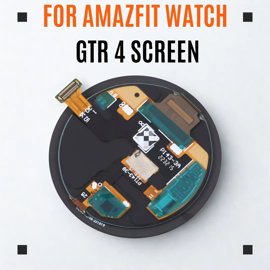Amazfit GTR 4 LCD-Display-Ersatz Baugruppe in Schwarz - Bild 2