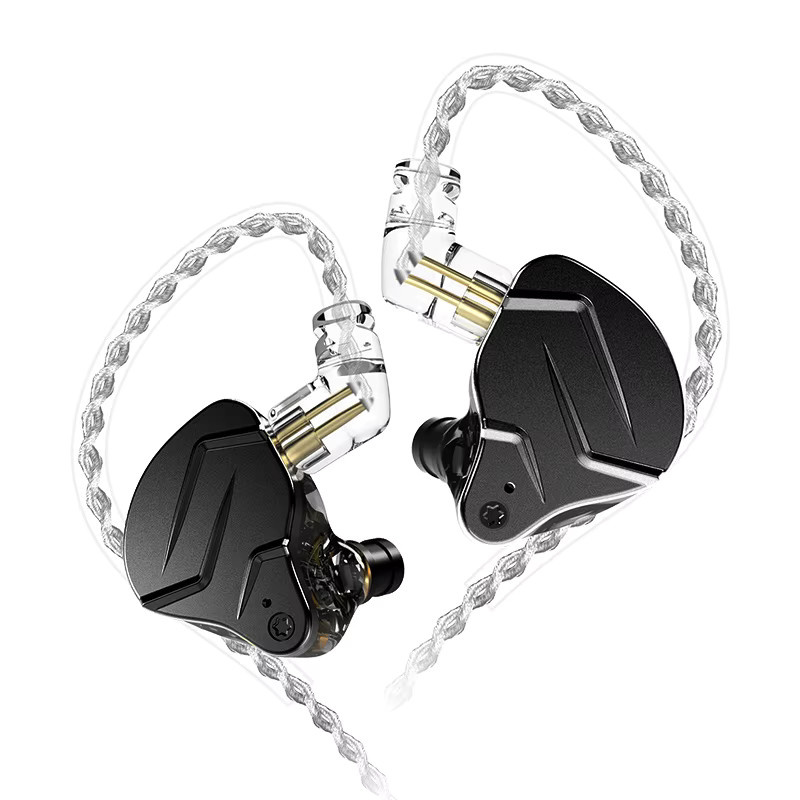 KZ ZSN Pro X In-Ear Monitor Kopfhörer mit Hybridtechnologie 1BA + 1DD in Schwarz - Bild 1