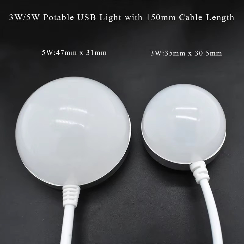 Tragbares USB Mini LED Nachtlicht mit Magnetfunktion für Kinder, Camping und Notfälle - Bild 3