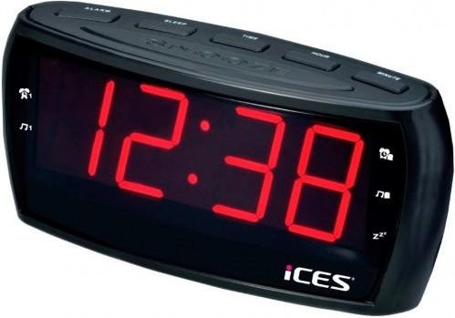 ICES Uhrenradio PPL ICR-2301 FM Radio in Schwarz - Bild 2