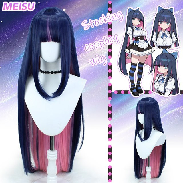 MEISU Cosplay Perücke, 40 Zoll, Synthetische Faser, Glatt, Damen - Bild 1