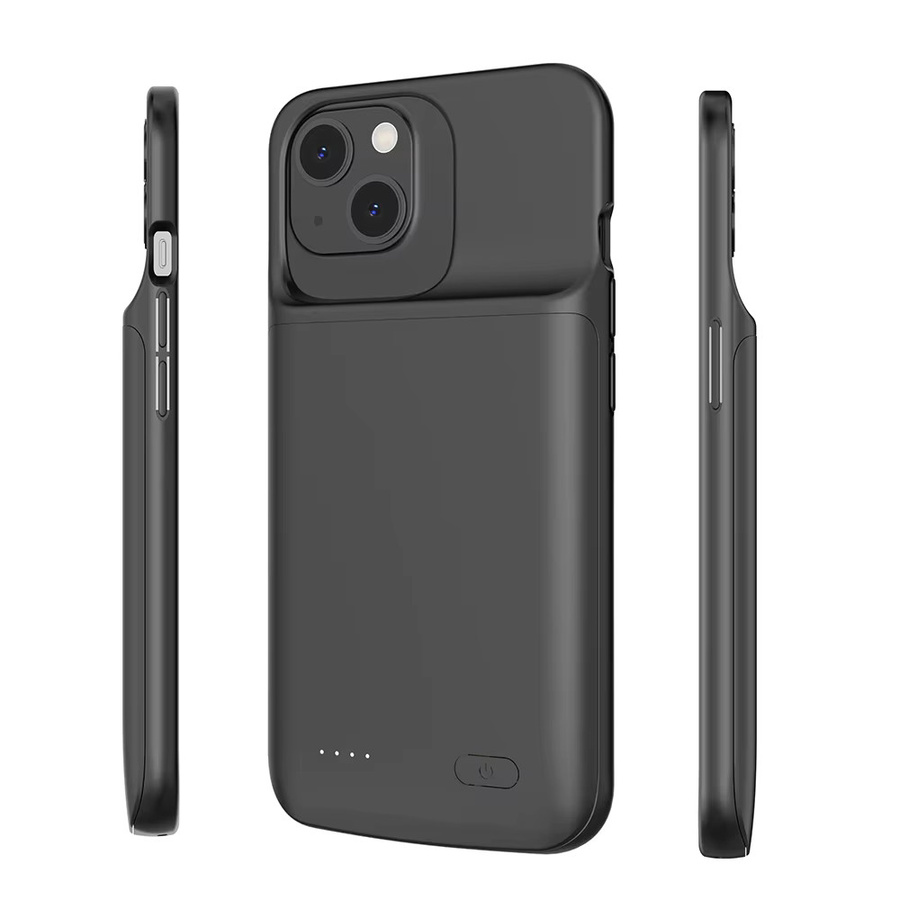 Fraternize Power Bank Schutzhülle für iPhone 12 13 Pro Max Mini in Schwarz - Bild 5