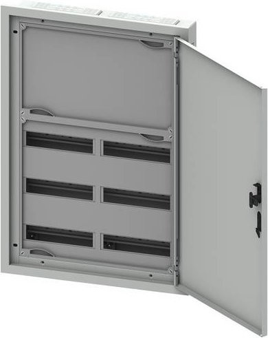 Siemens Verteilerschrank Wandmontage in Weiß und Grau B: 55,0 cm, H: 80,0 cm, T: 12,0 cm - Bild 1