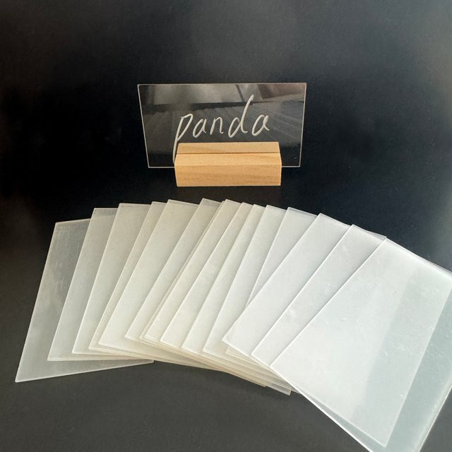 Transparente Acrylplatten aus Plexiglas für DIY Bastelprojekte und Displays, B/H: 20,0 x 20,0 cm, Tiefe: 0,5 cm - Bild 1