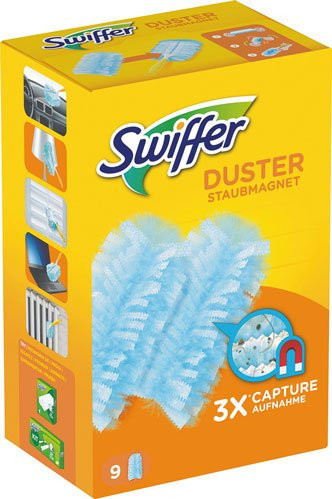 Swiffer Duster Staubmagnet Nachfülltücher Blau, 9 Stück - Bild 1