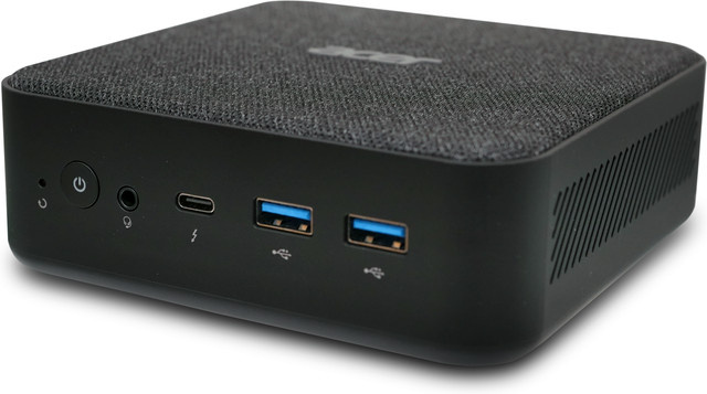 Acer Revo RB102 Mini-PC, Schwarz, Intel Core Ultra 5 125U, 16 GB RAM, 512 GB M.2 SSD, Windows 11 Professional - Bild 1