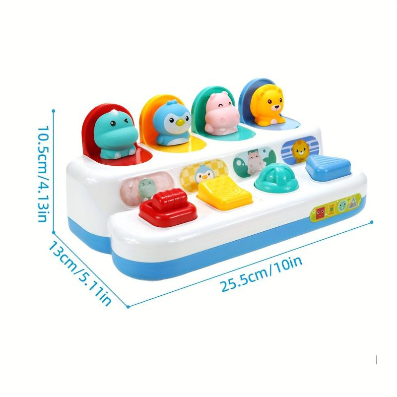 Baby Pop-Up Tiere Spielzeug, Montessori Lernspielzeug, ab 6+ Monate - Bild 1