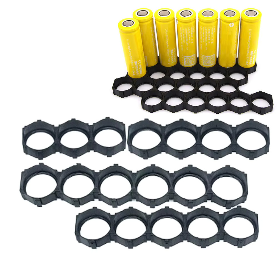 DAZZLEEX 21700 Batteriehalterungen aus schwarzem Kunststoff für DIY-Akkupacks mit Flachkopf-Design - Bild 5