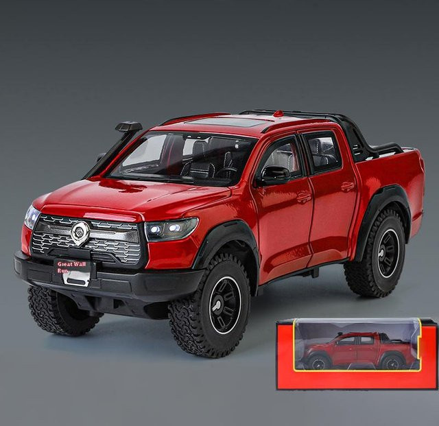 Linyi toy car Gwm Poer Kanone Offroad SUV, Modellauto, Metall, 1:24, ab 14 Jahren - Bild 1